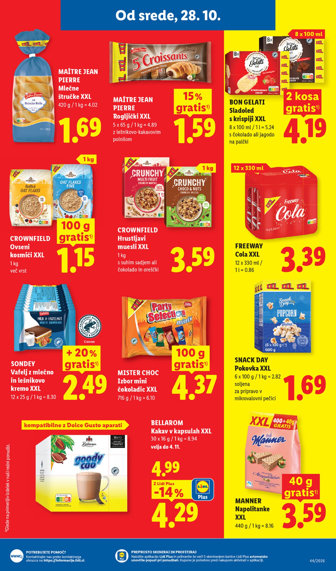 Lidl katalog od srede 28.10. - 04.11.2026.