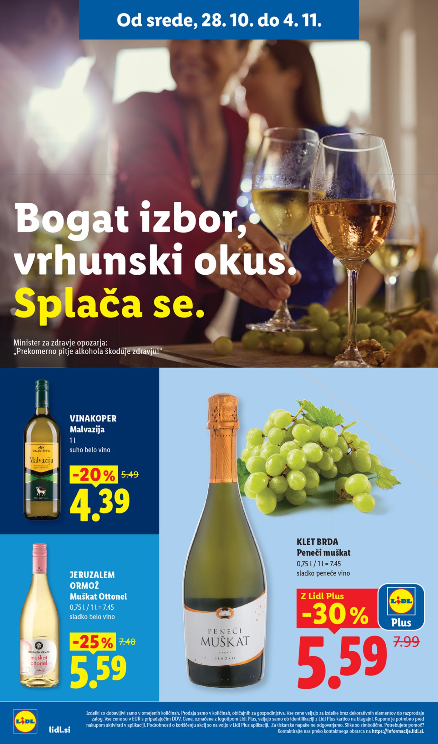 Lidl katalog od srede 28.10. - 04.11.2026.