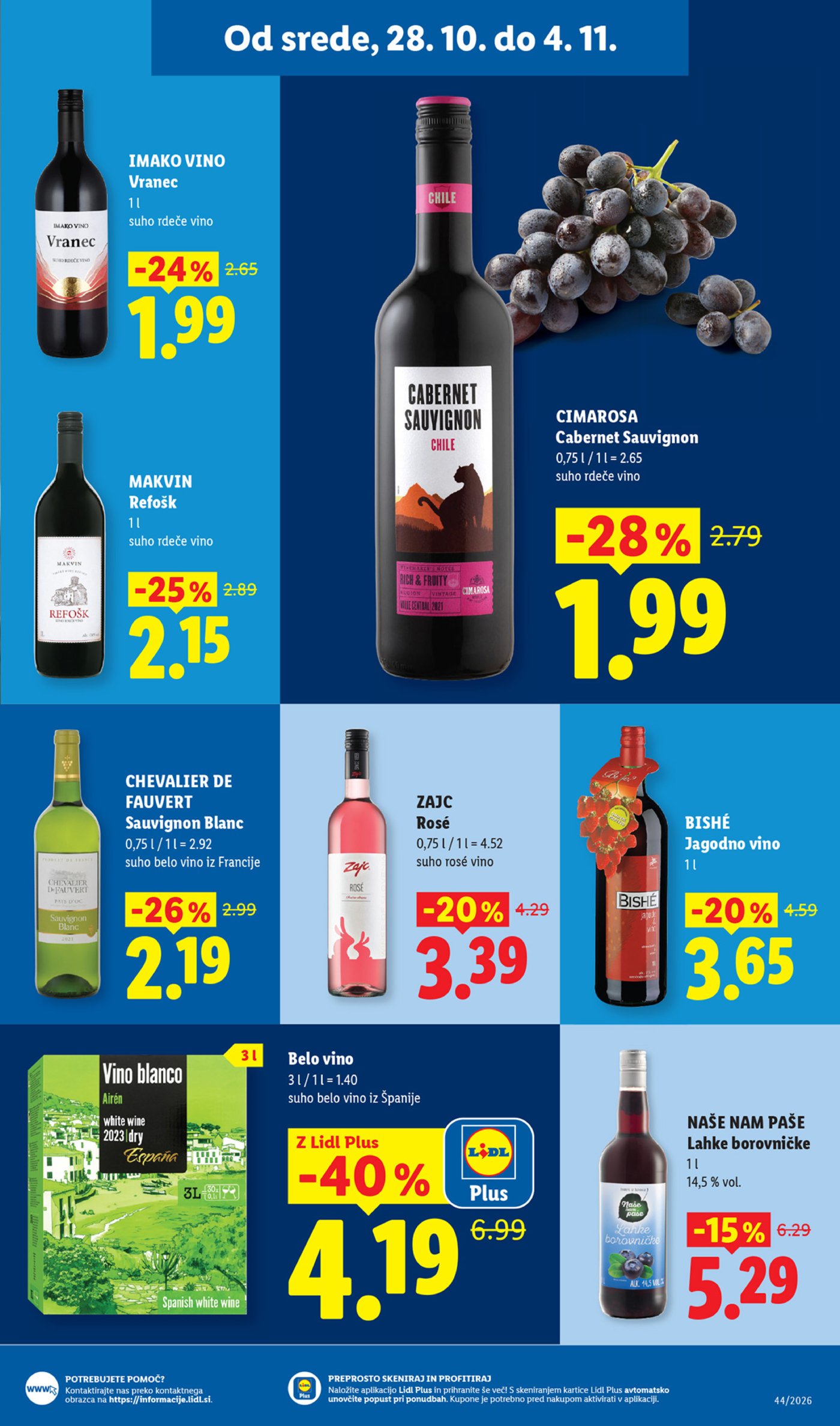 Lidl katalog od srede 28.10. - 04.11.2026.