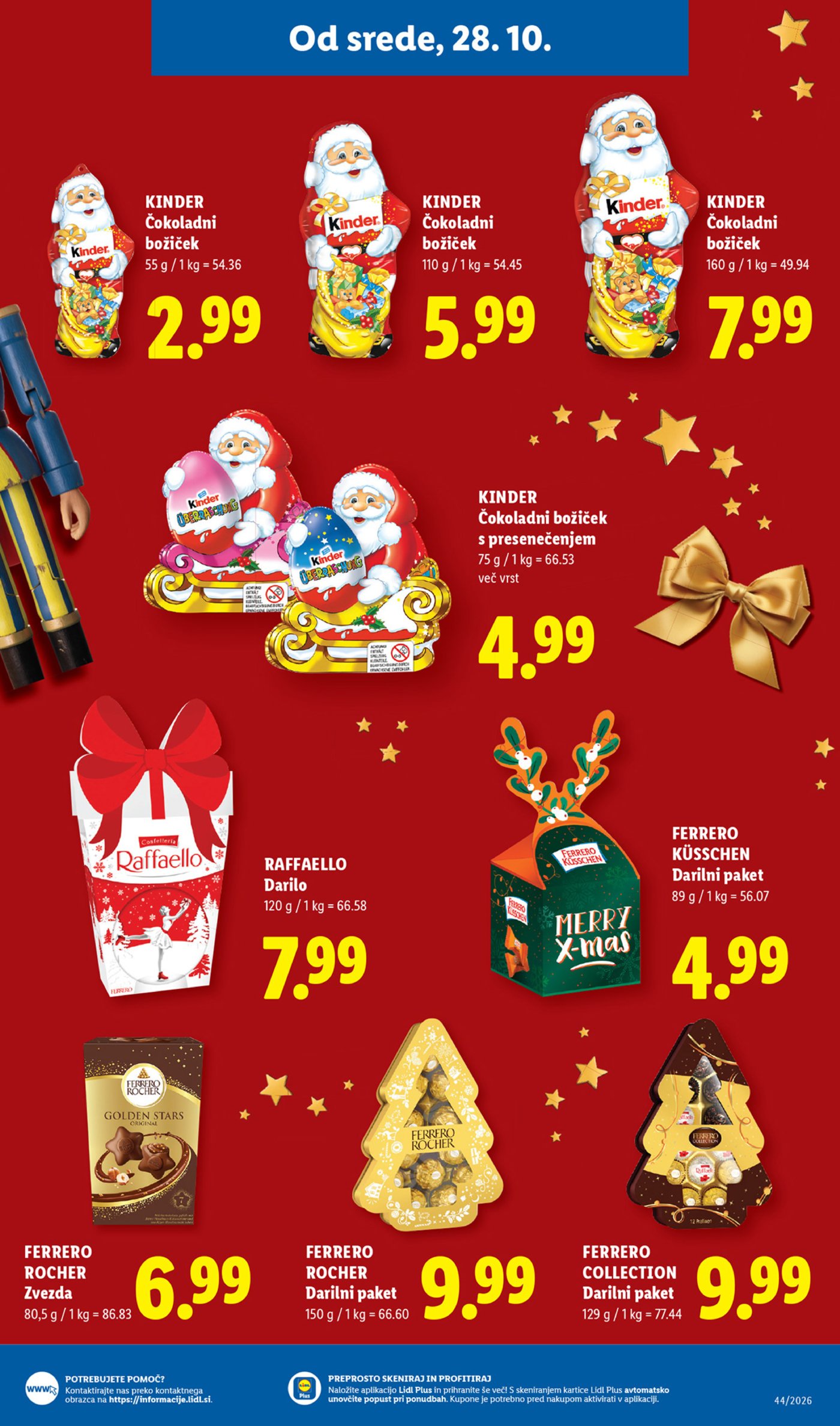 Lidl katalog od srede 28.10. - 04.11.2026.