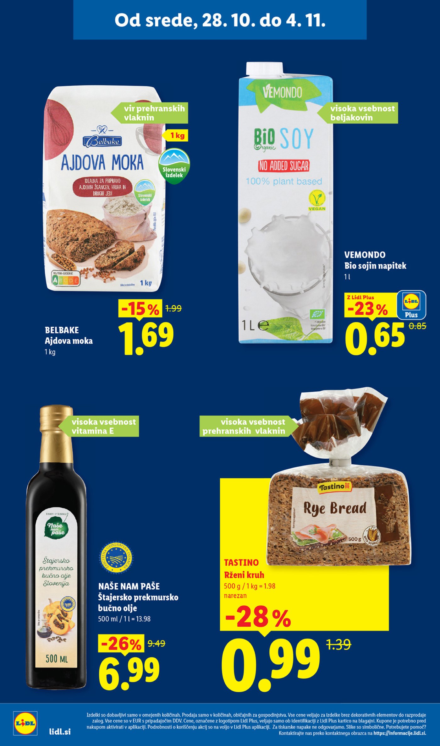 Lidl katalog od srede 28.10. - 04.11.2026.