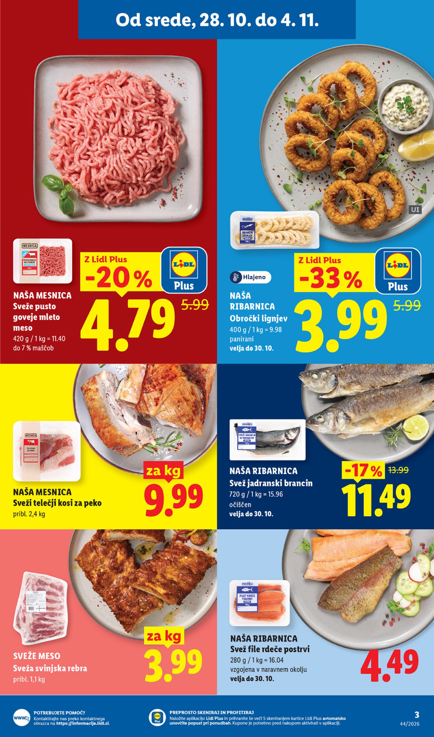 Lidl katalog od srede 28.10. - 04.11.2026.