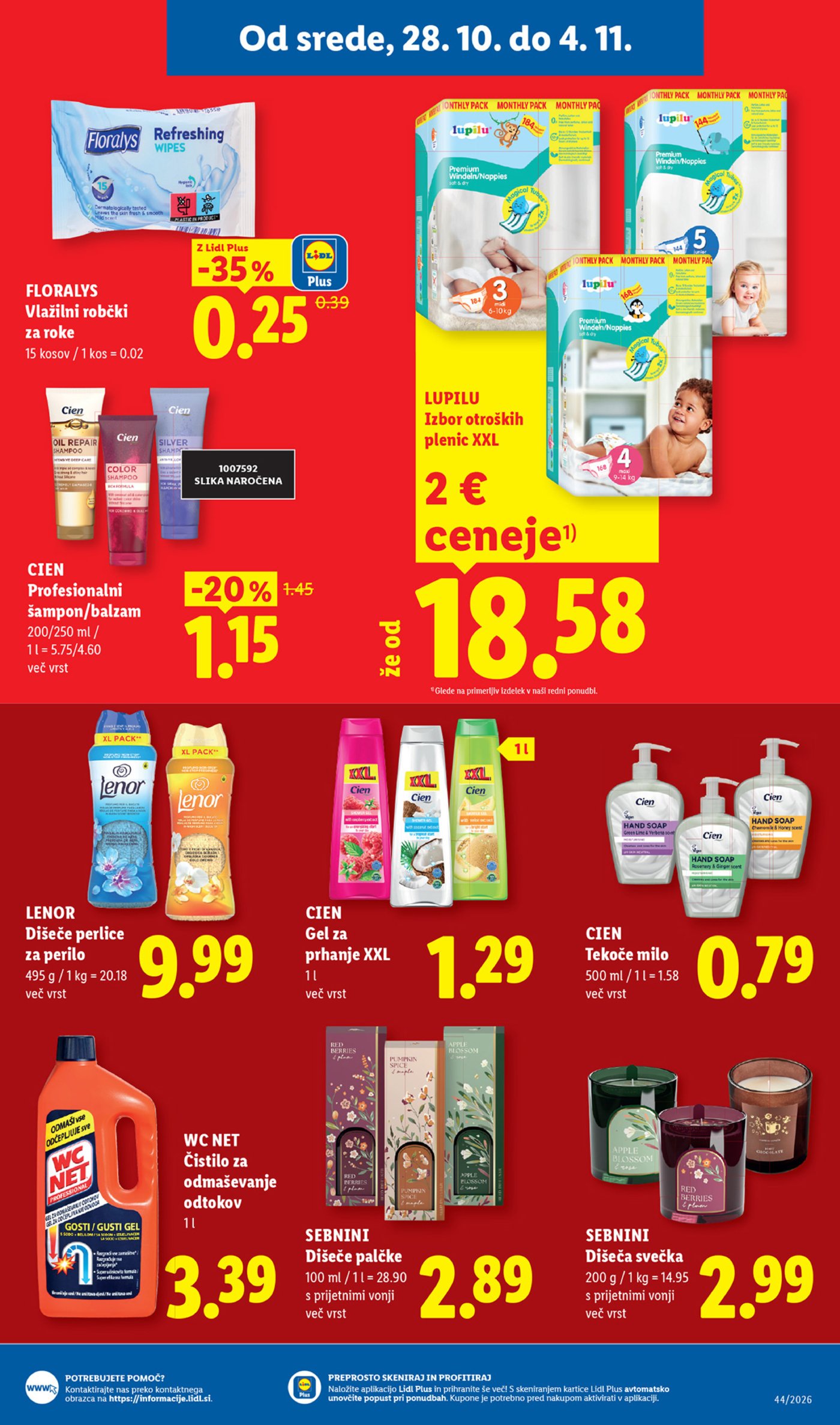 Lidl katalog od srede 28.10. - 04.11.2026.