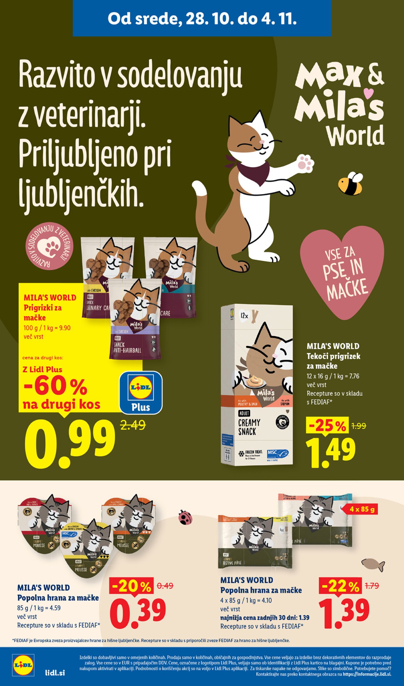 Lidl katalog od srede 28.10. - 04.11.2026.