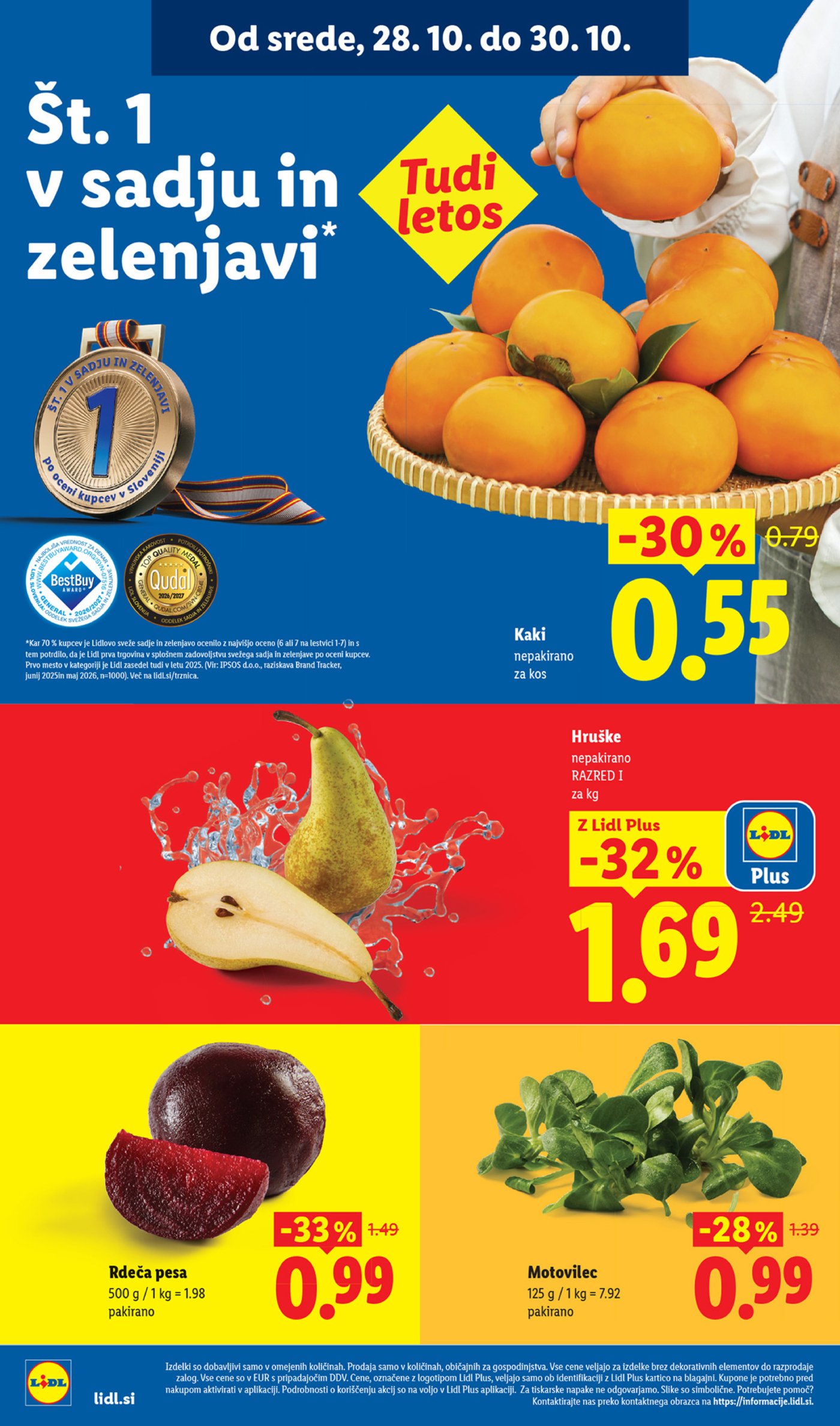 Lidl katalog od srede 28.10. - 04.11.2026.