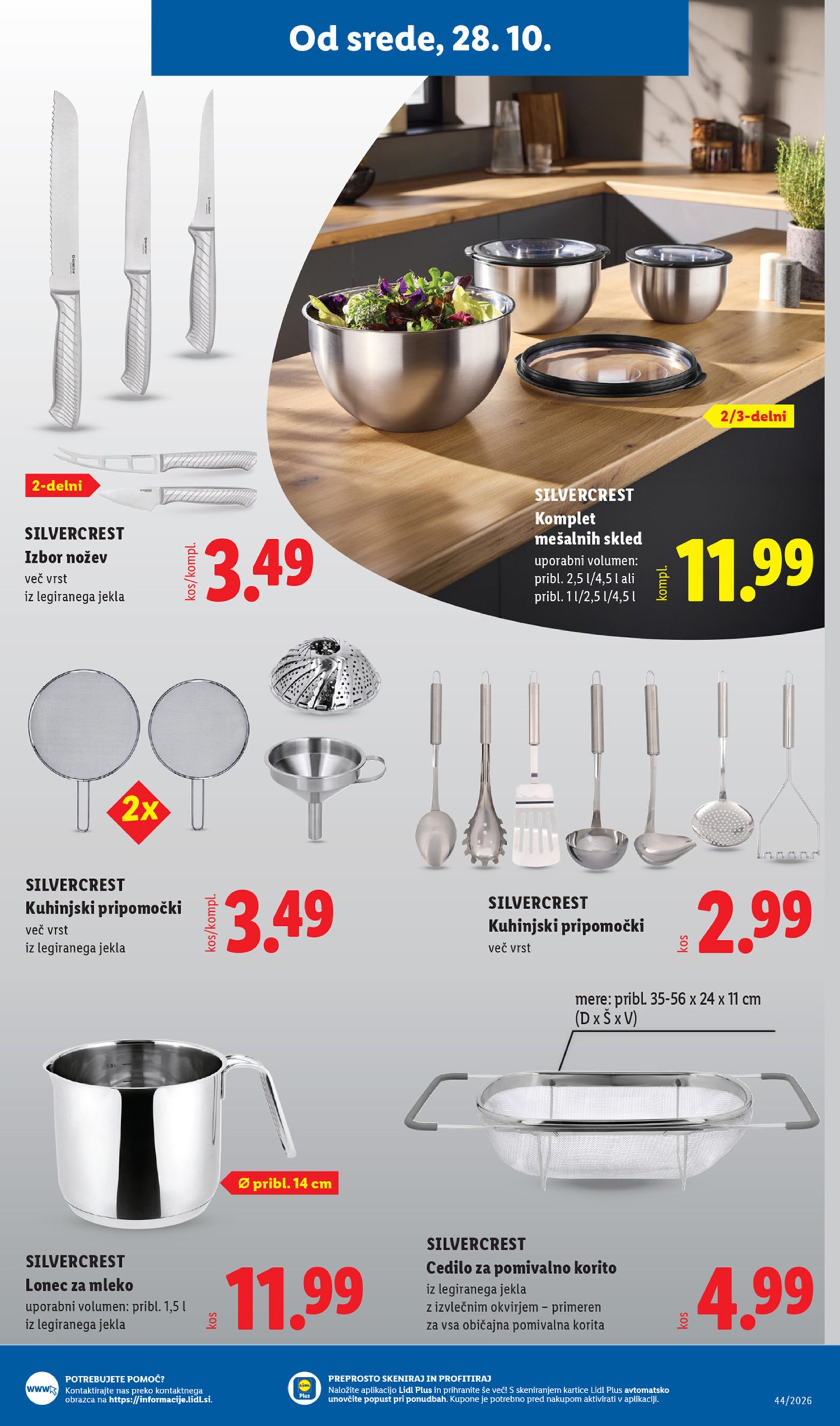 Lidl katalog od srede 28.10. - 04.11.2026.