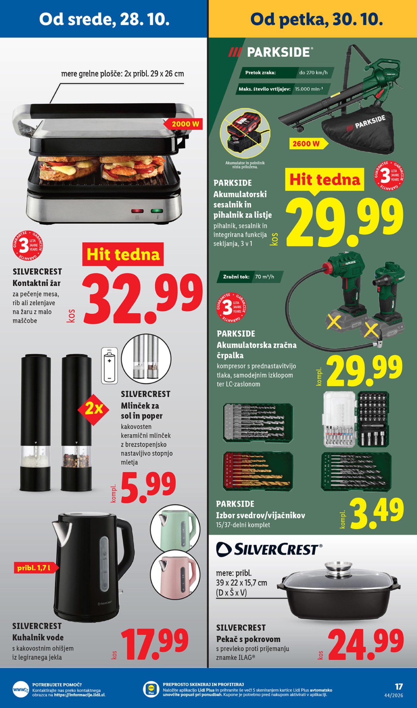 Lidl katalog od srede 28.10. - 04.11.2026.