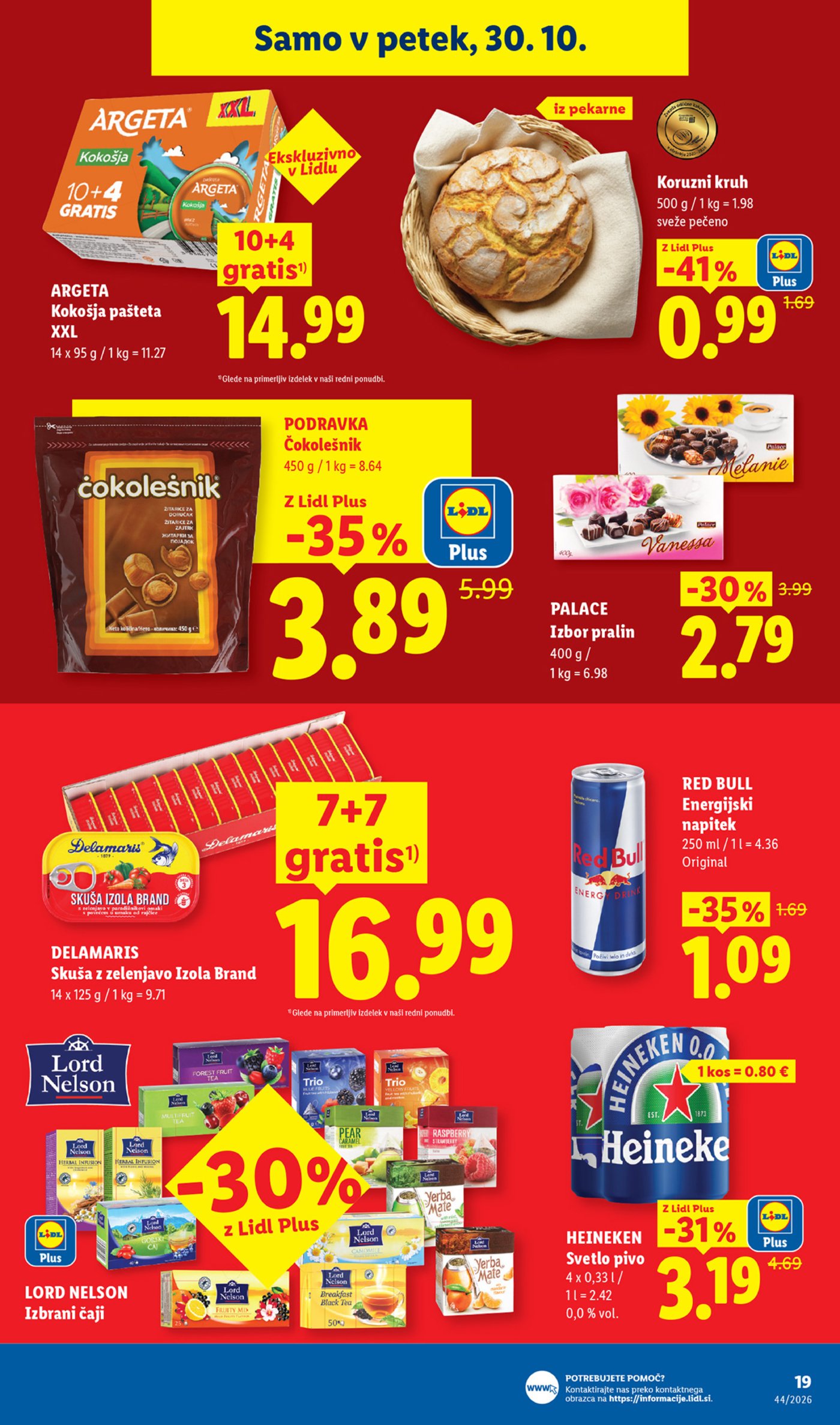 Lidl katalog od srede 28.10. - 04.11.2026.