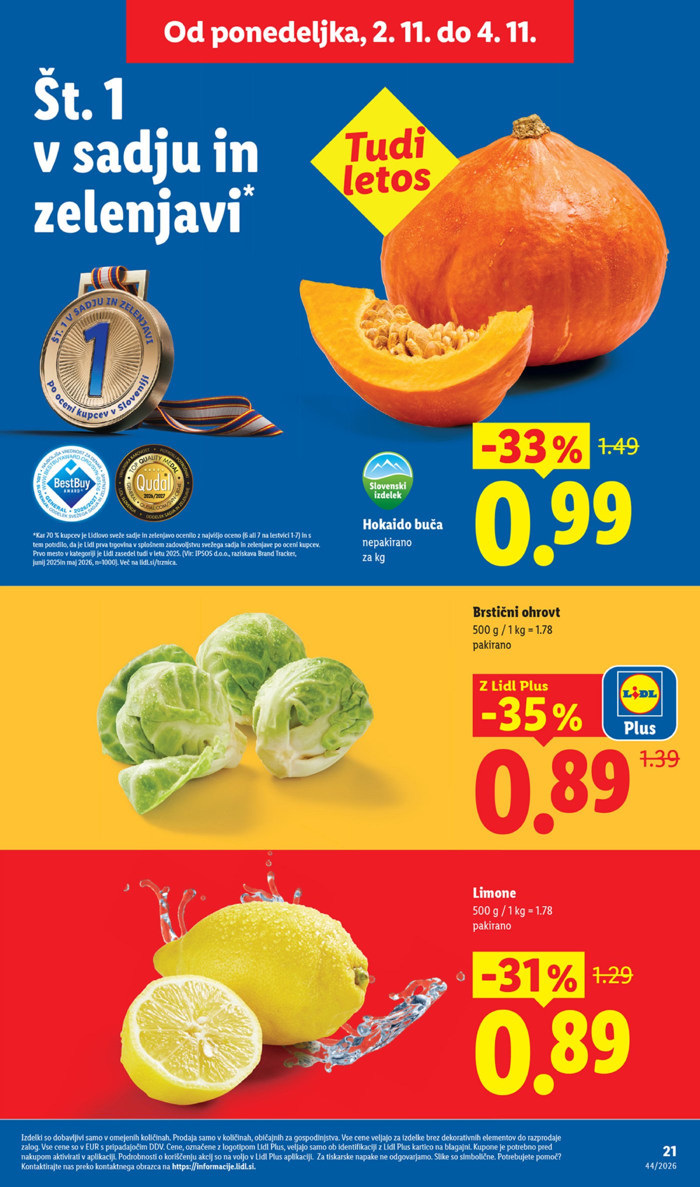Lidl katalog od srede 28.10. - 04.11.2026.