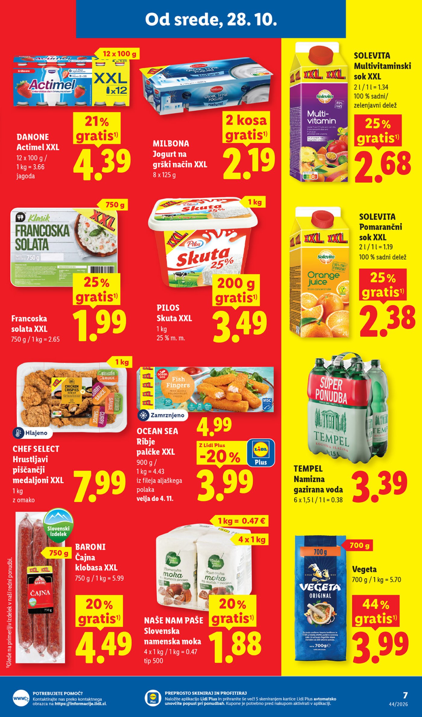 Lidl katalog od srede 28.10. - 04.11.2026.