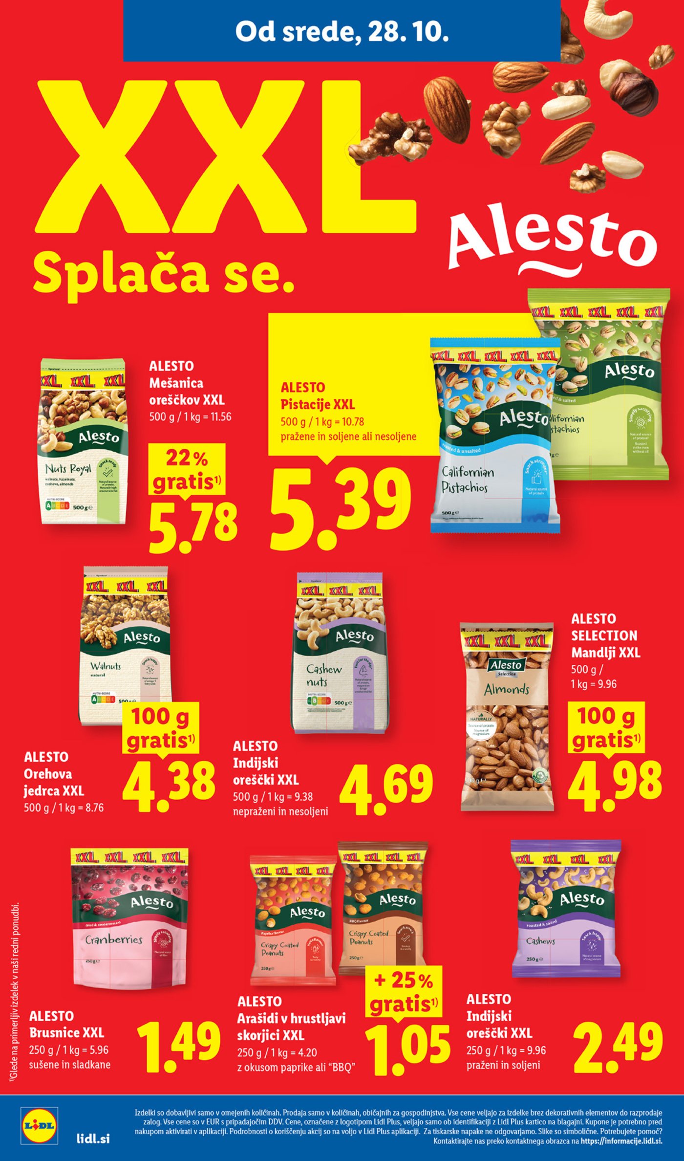 Lidl katalog od srede 28.10. - 04.11.2026.