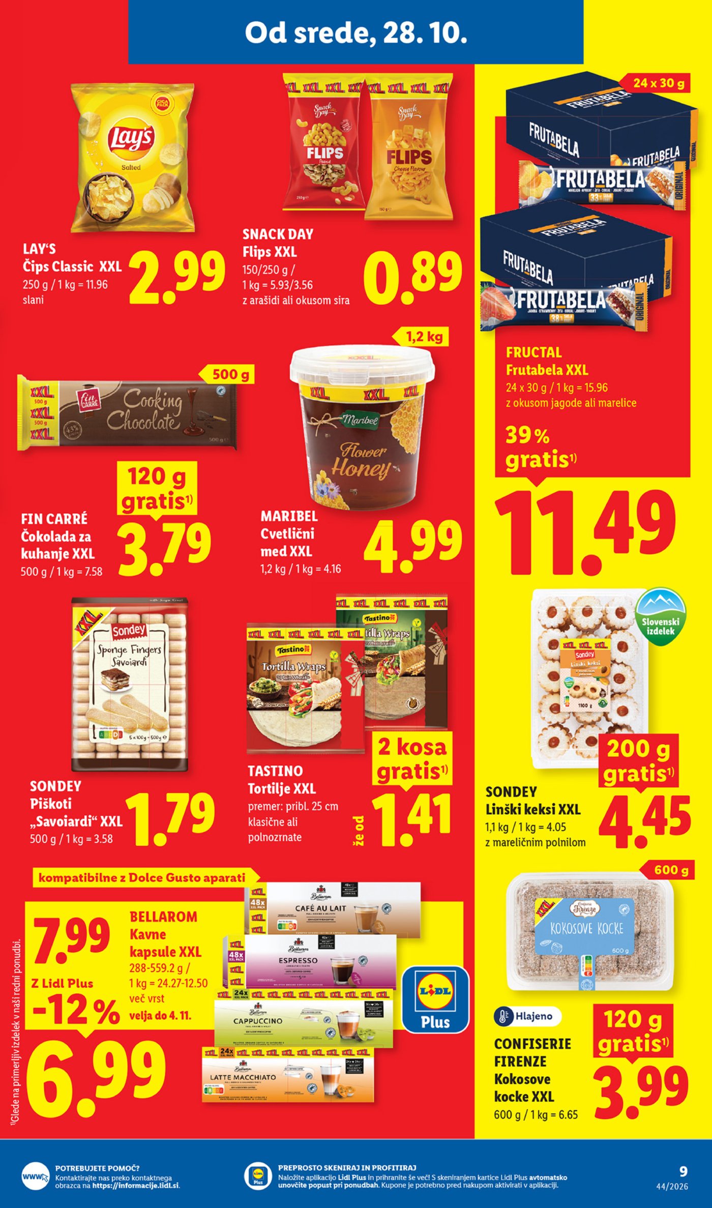 Lidl katalog od srede 28.10. - 04.11.2026.