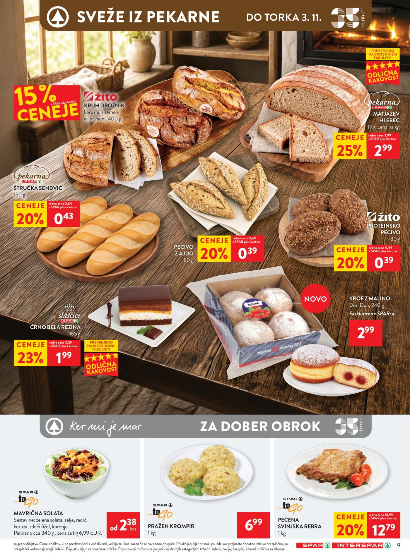 SPAR katalog od srede 28.10. - 03.11.2026.