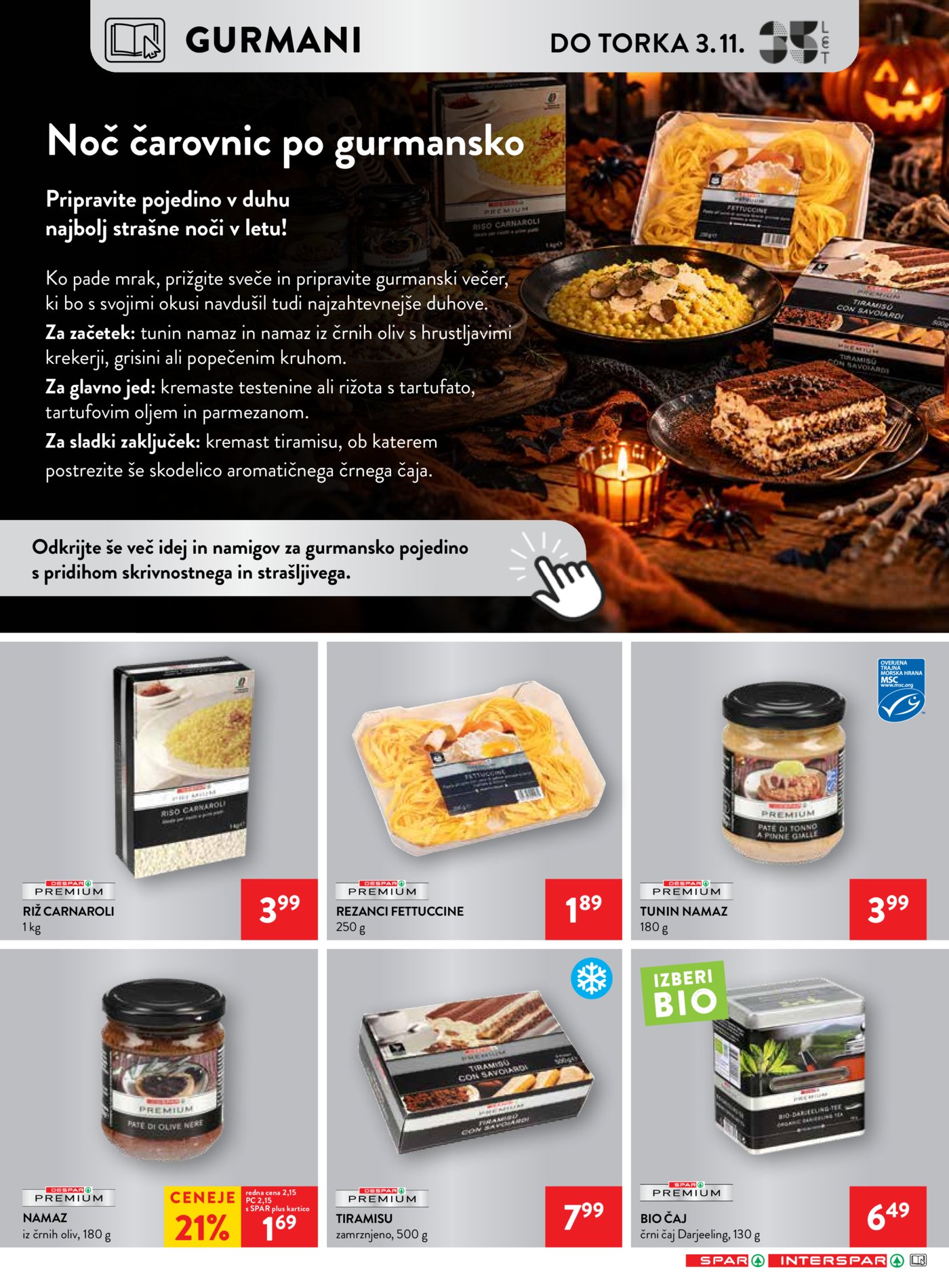 SPAR katalog od srede 28.10. - 03.11.2026.