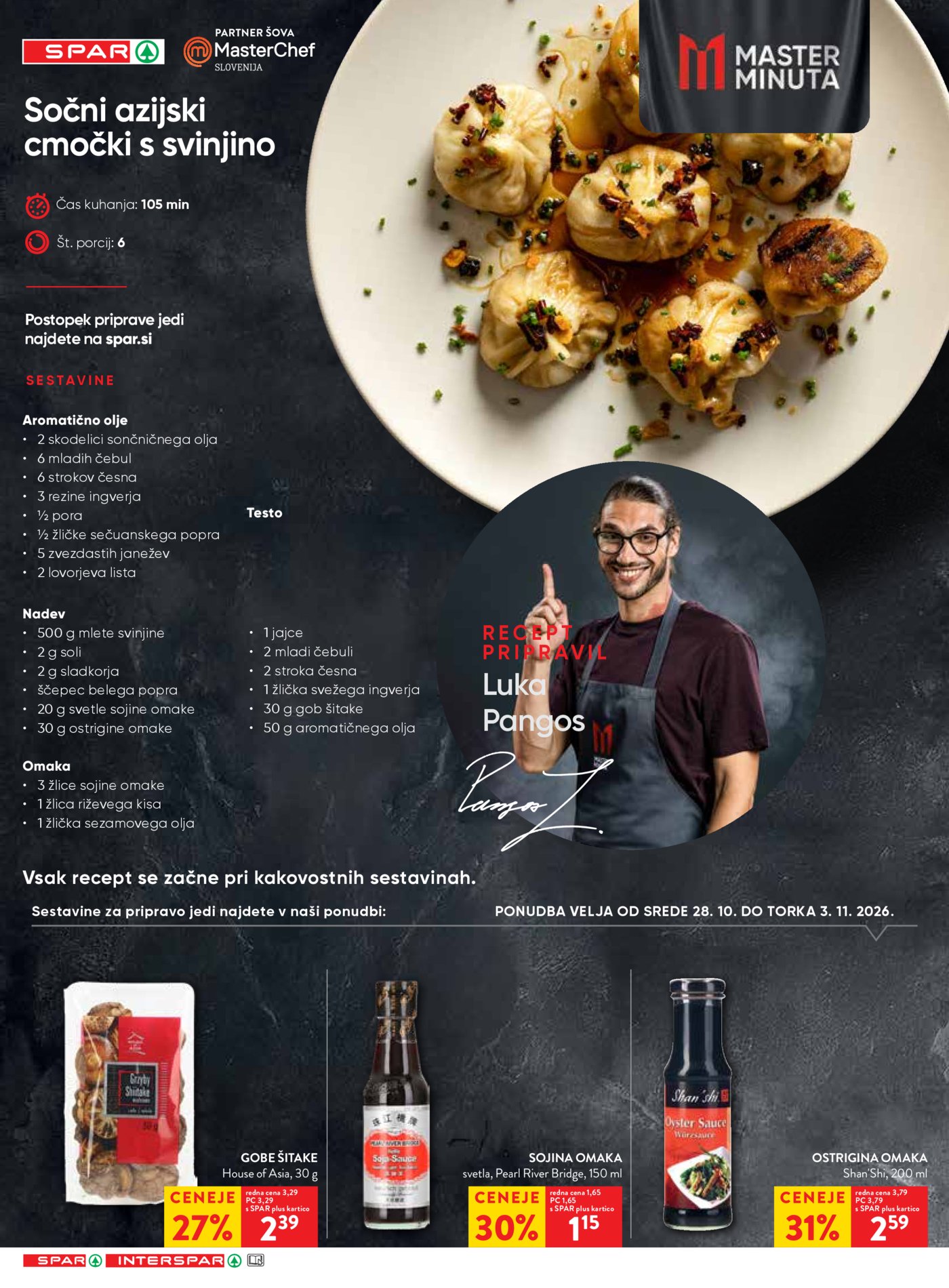 SPAR katalog od srede 28.10. - 03.11.2026.