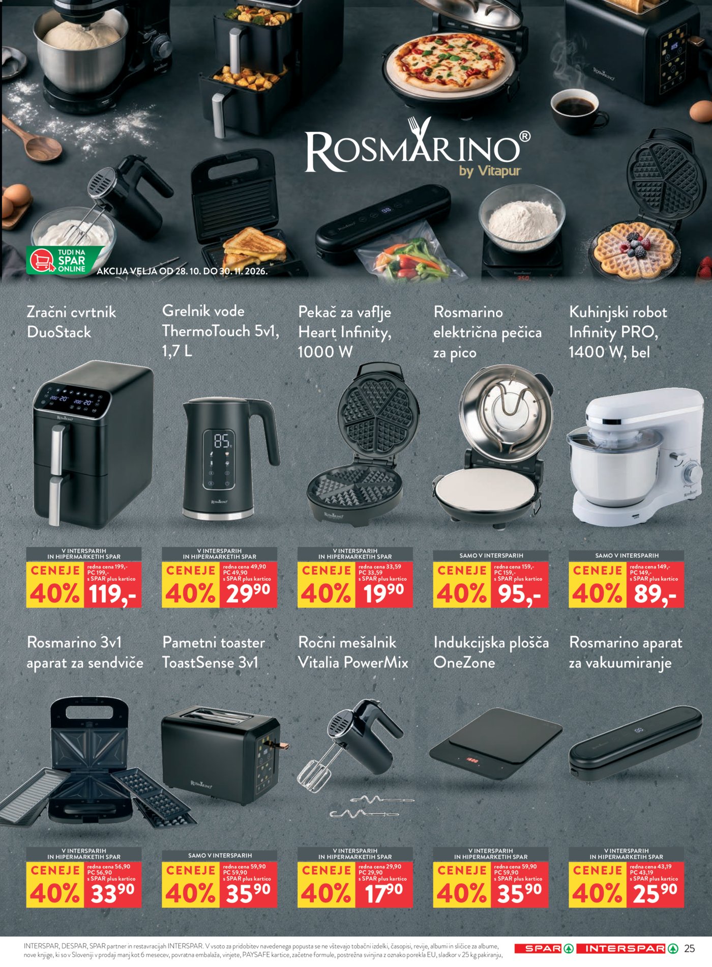 SPAR katalog od srede 28.10. - 03.11.2026.