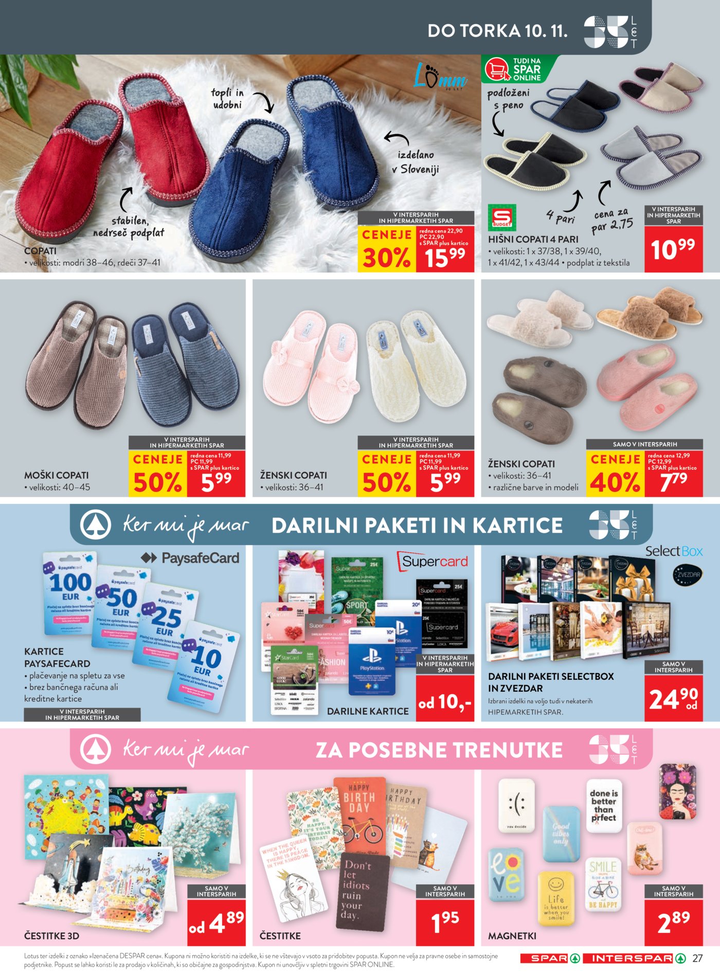 SPAR katalog od srede 28.10. - 03.11.2026.