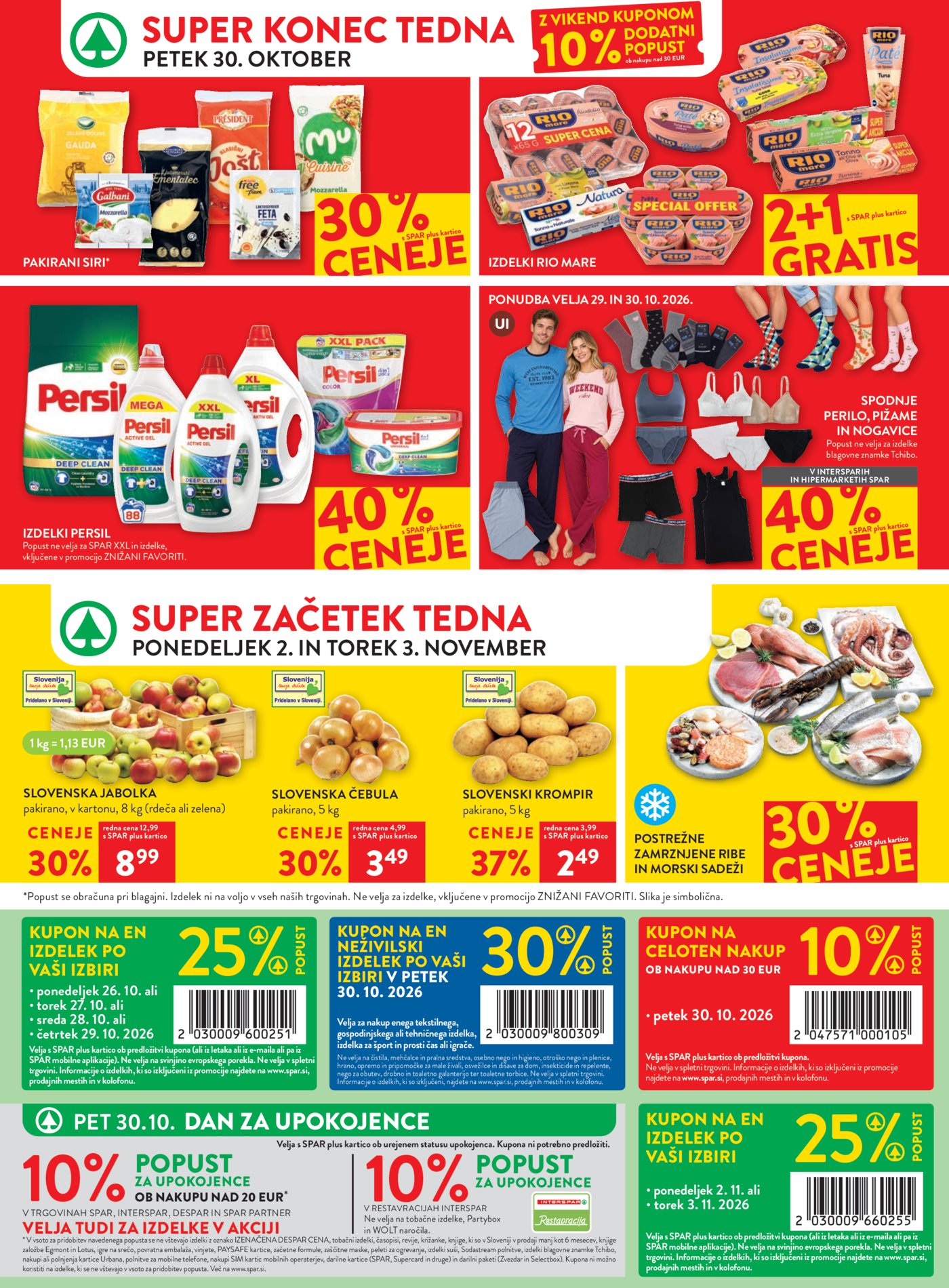 SPAR katalog od srede 28.10. - 03.11.2026.