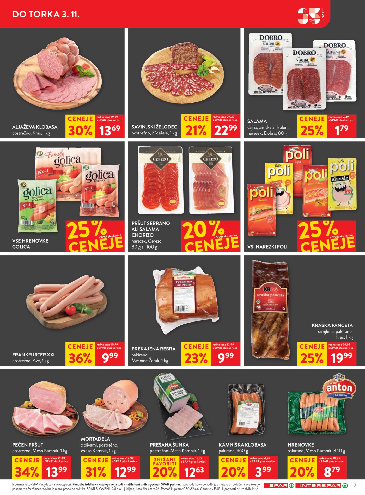 SPAR katalog od srede 28.10. - 03.11.2026.