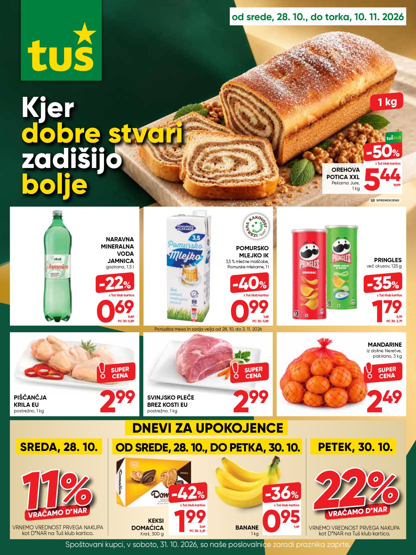 Tuš katalog od srede 28.10. - 10.11.2026.
