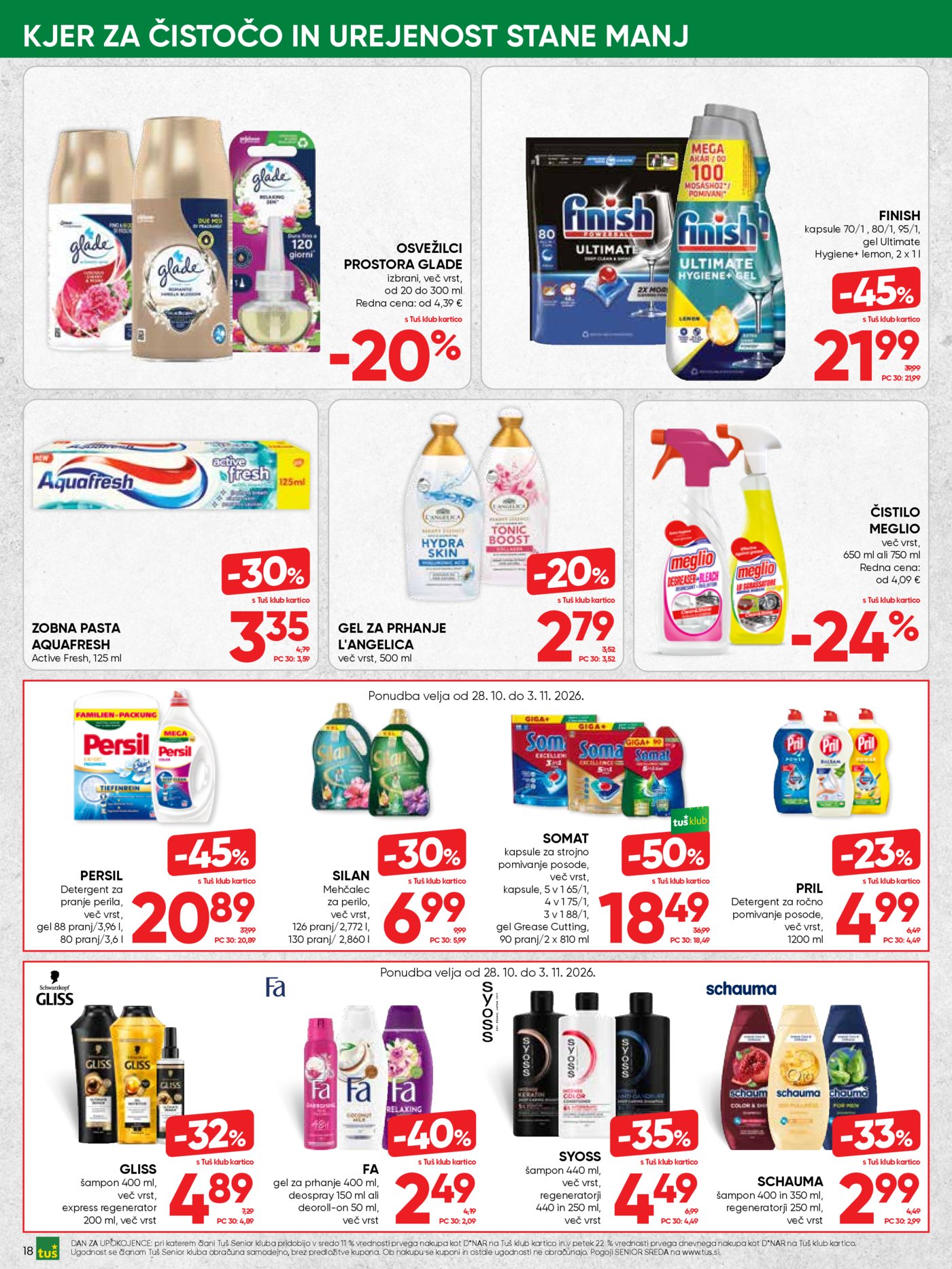 Tuš katalog od srede 28.10. - 10.11.2026.