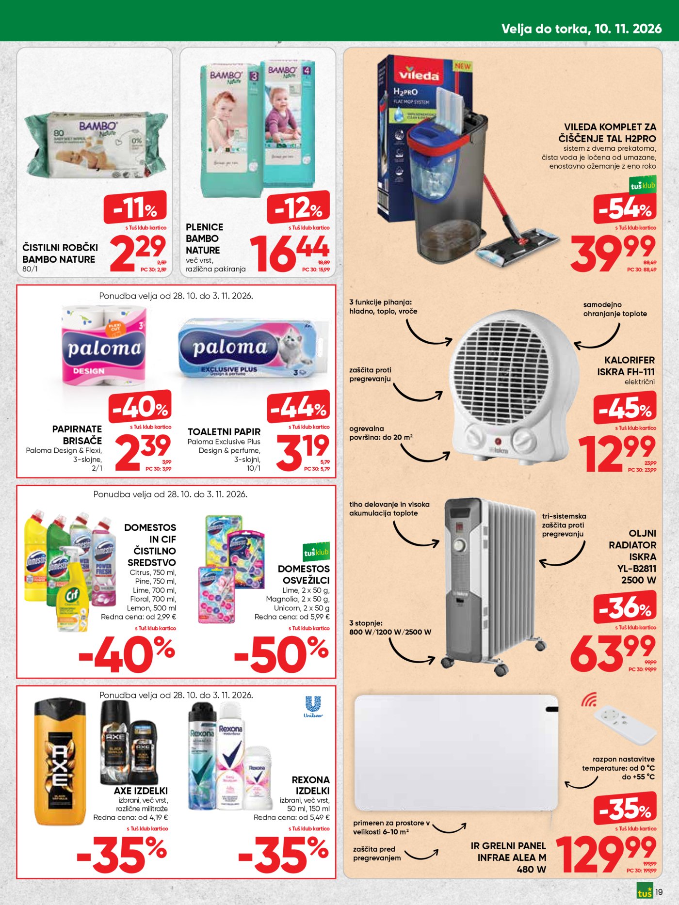 Tuš katalog od srede 28.10. - 10.11.2026.