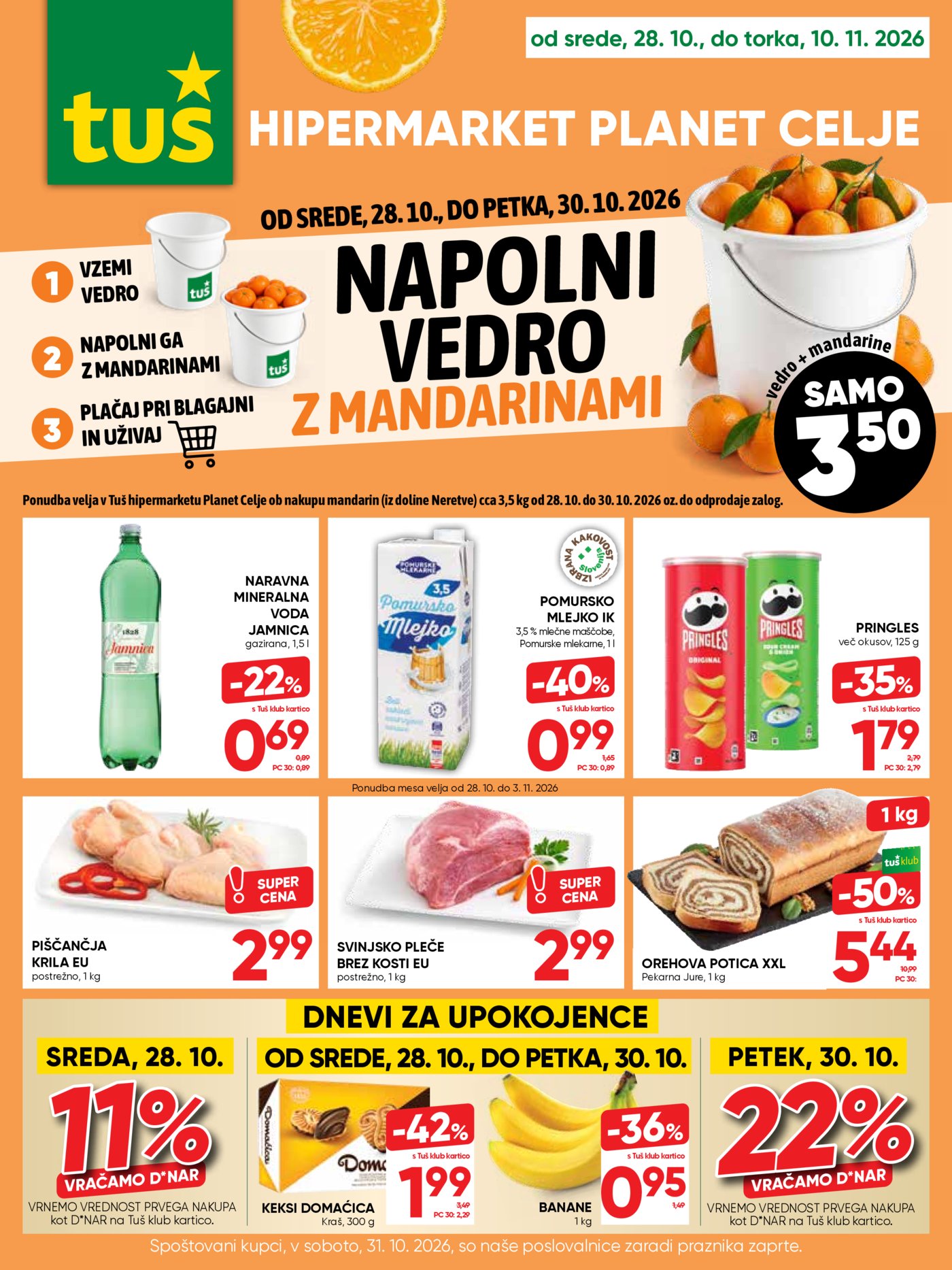 Tuš katalog od srede 28.10. - 10.11.2026.