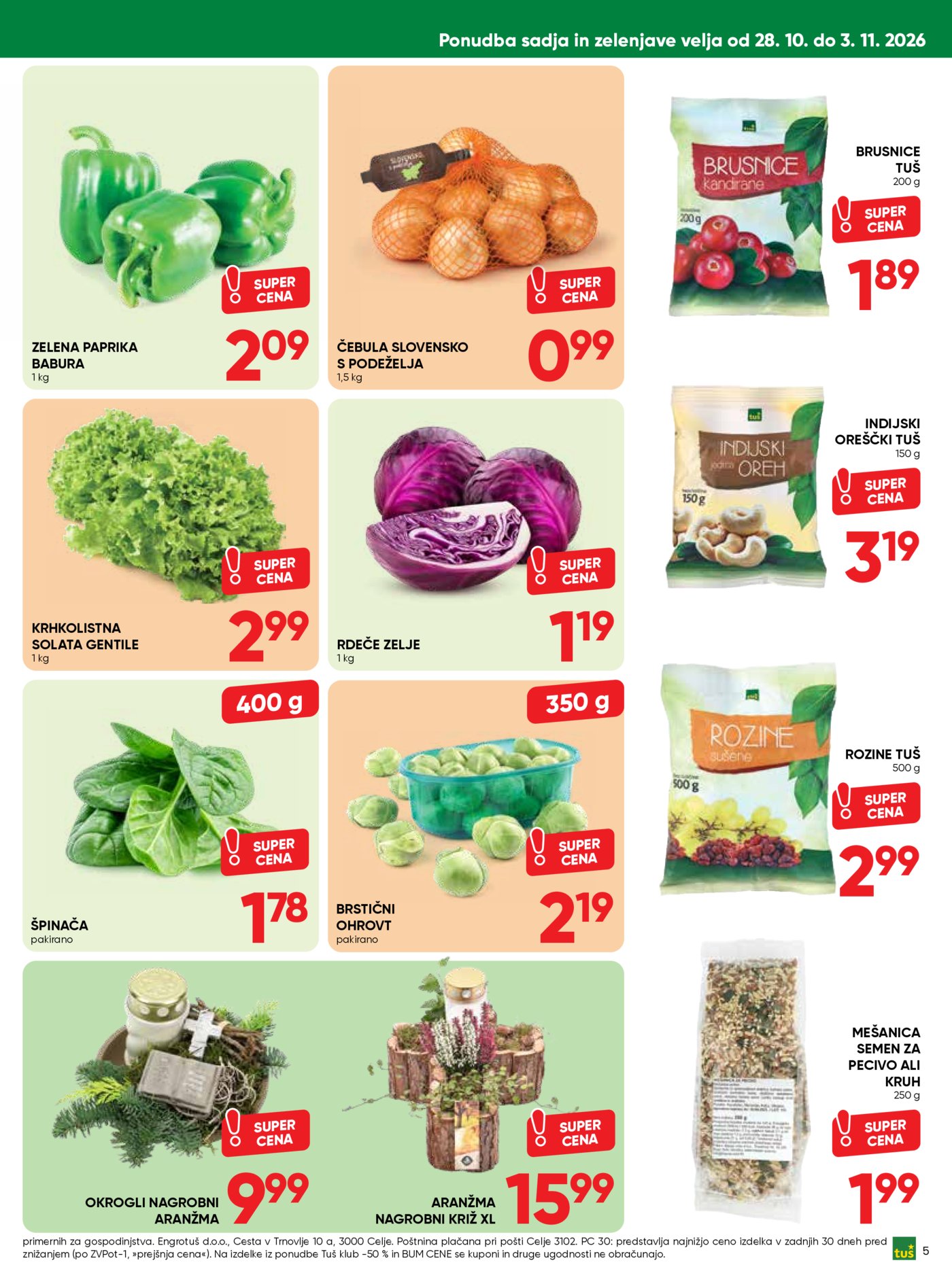 Tuš katalog od srede 28.10. - 10.11.2026.