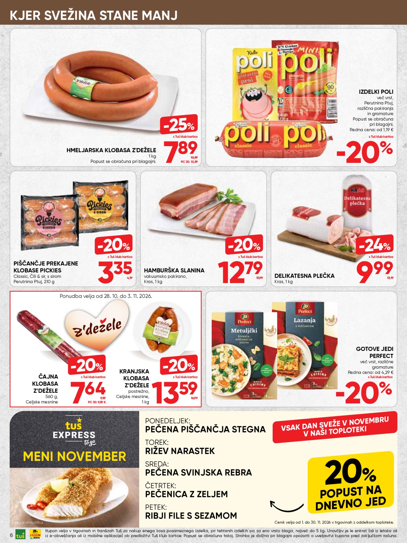 Tuš katalog od srede 28.10. - 10.11.2026.