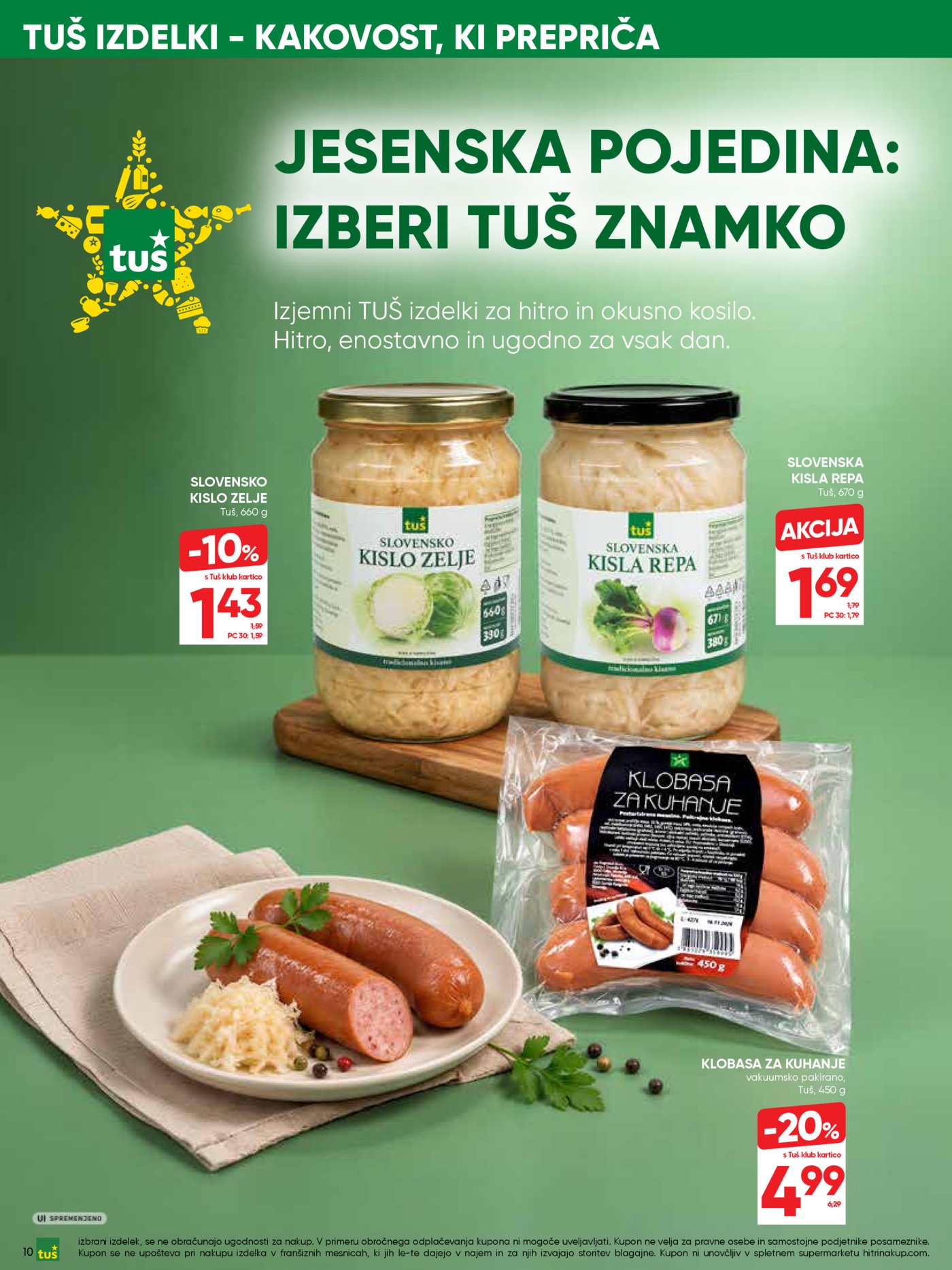 Tuš katalog od srede 28.10. - 10.11.2026.