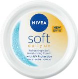 NIVEA Soft dnevna krema za obraz in telo ZF 15 100 ml